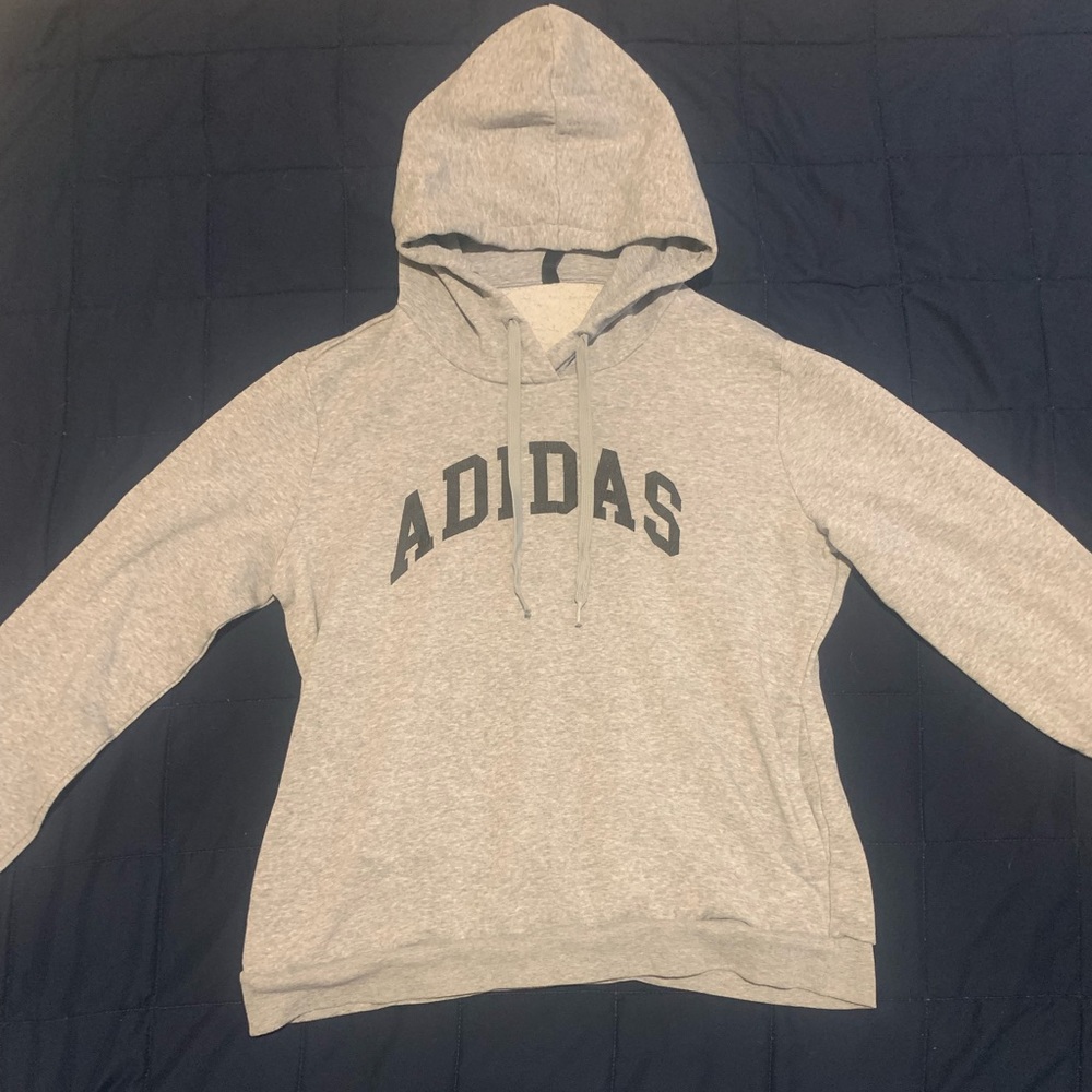 Adidas grey hoodie